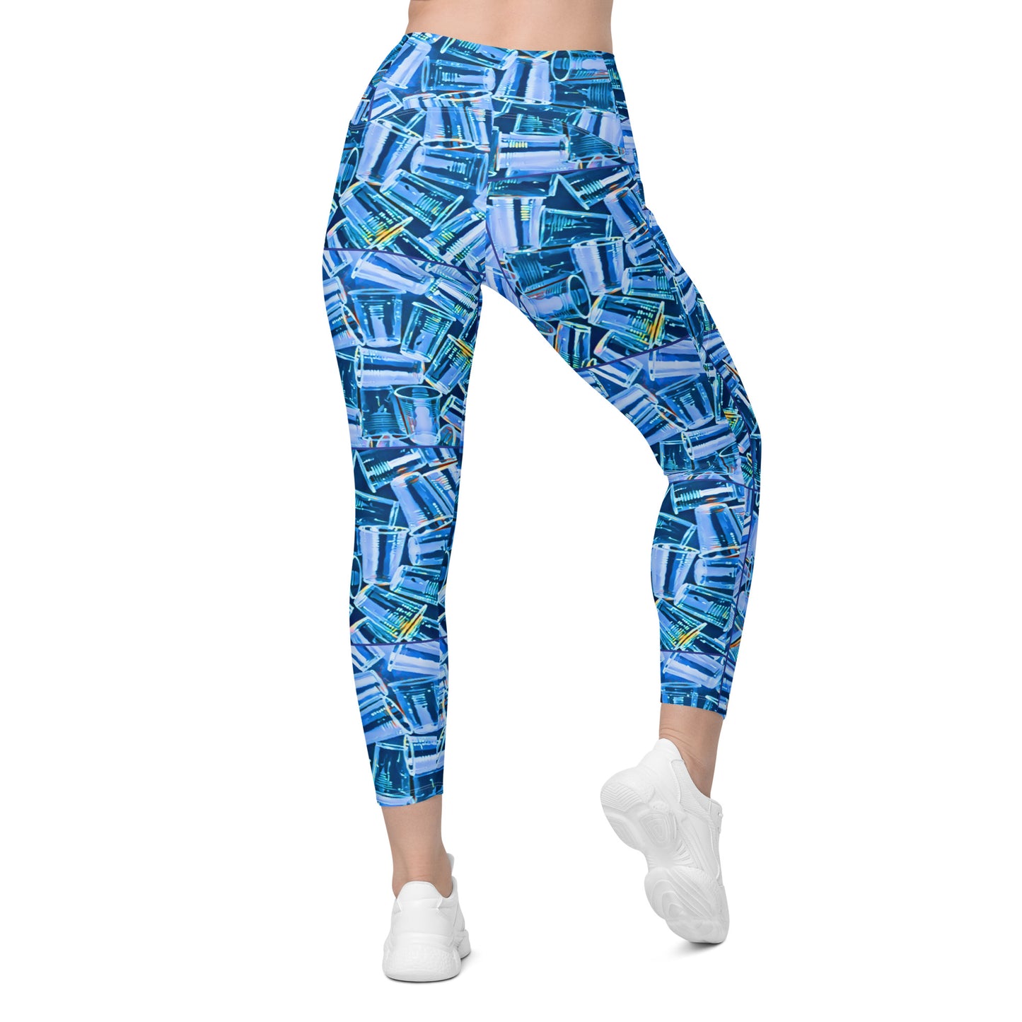 PLASTIC PICNIC BLUES - SUPcycled leggings