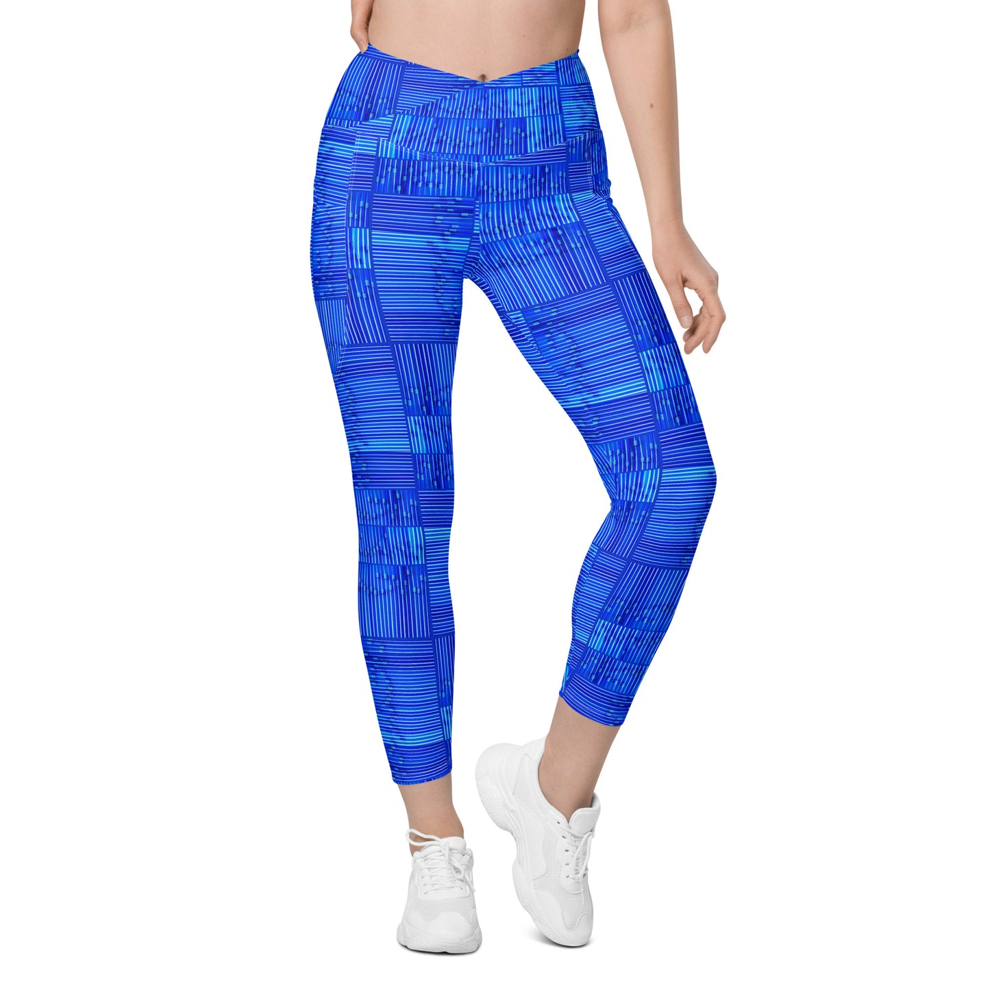 BENDY STRAW BLUES - SUPcycled leggings