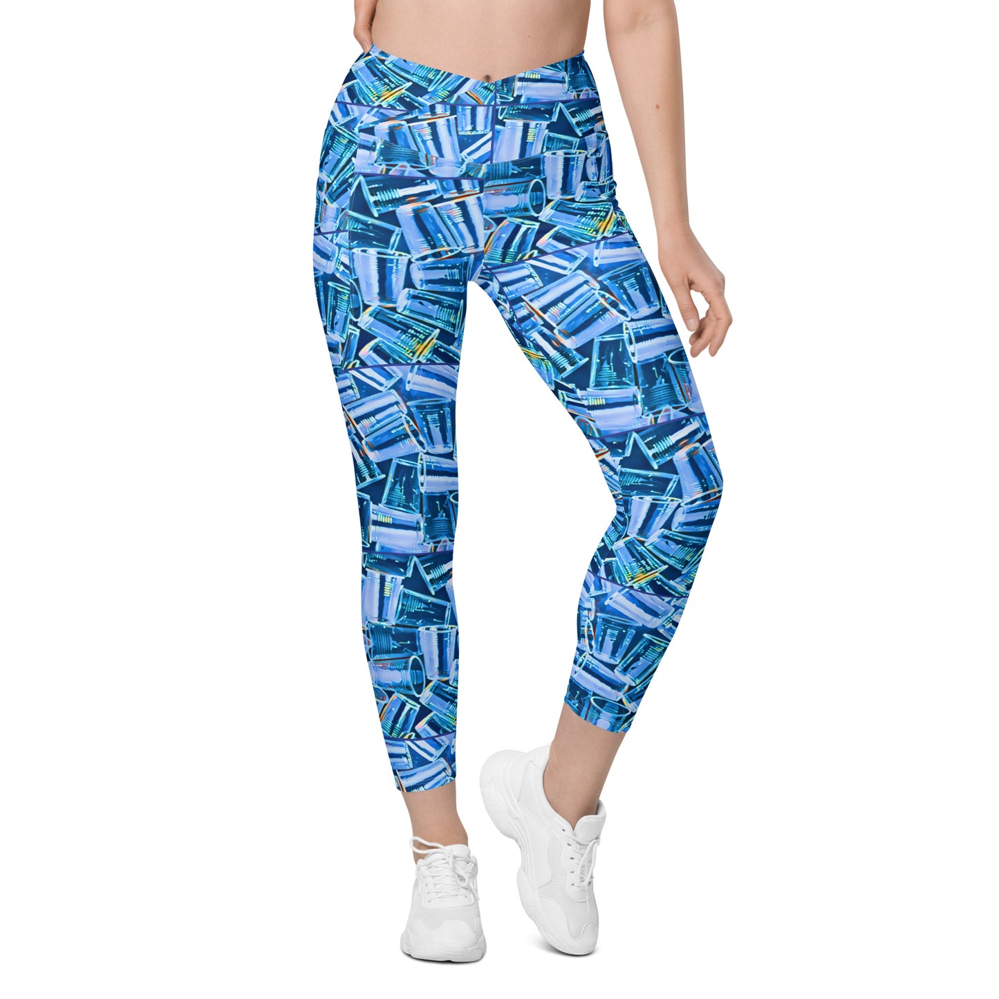 PLASTIC PICNIC BLUES - SUPcycled leggings