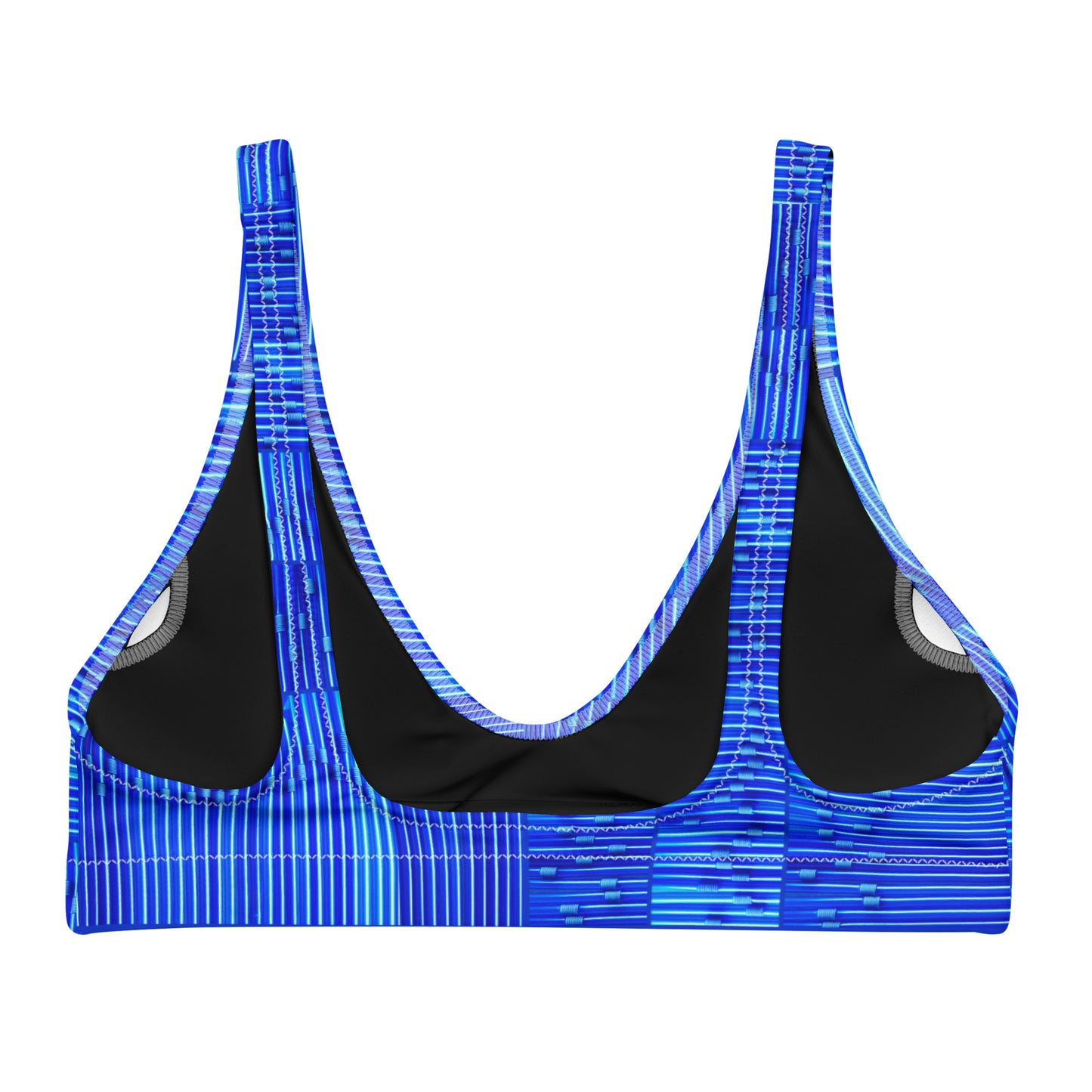 BENDY STRAW BLUES - SUPcycled bralette