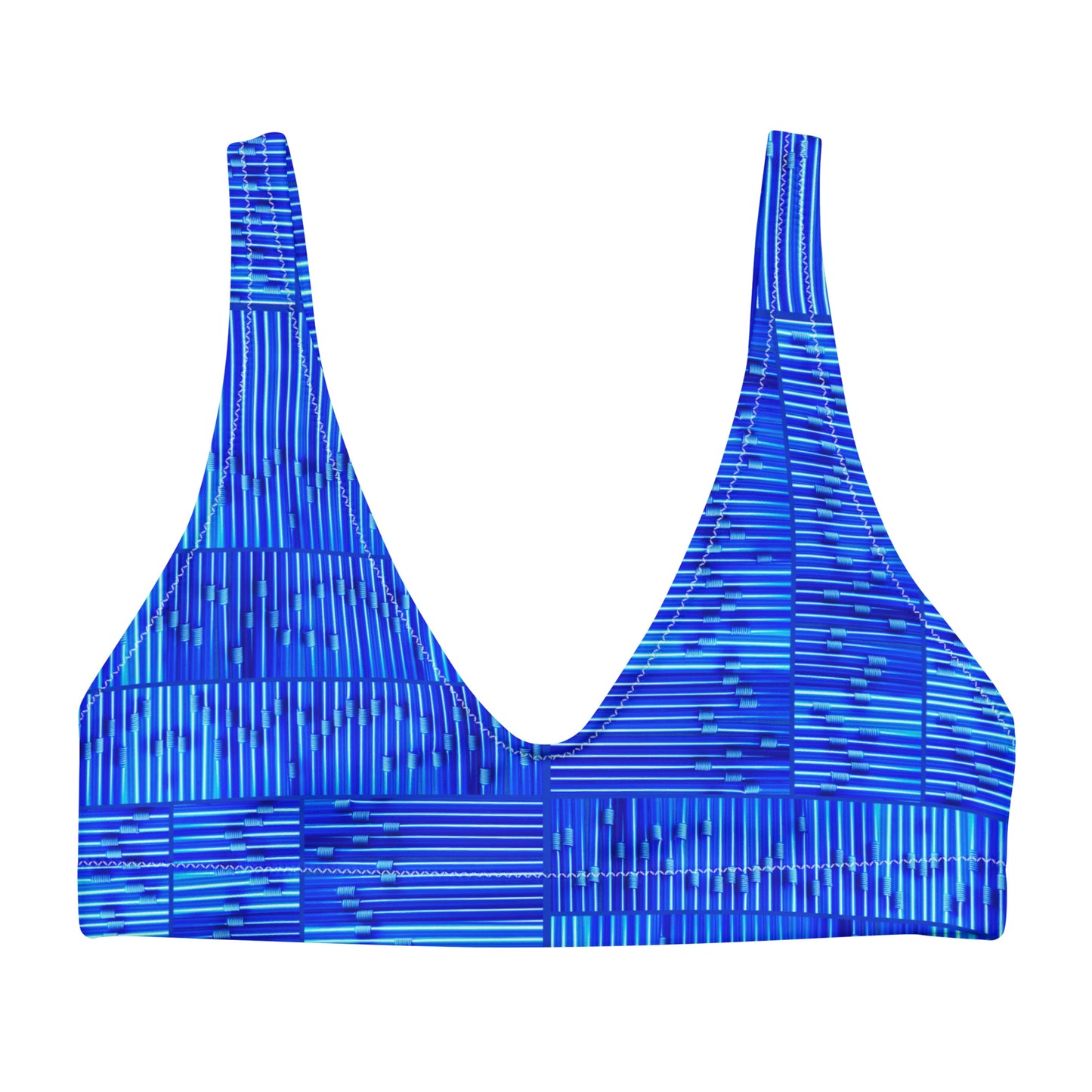 PLASTIC STRAW BLUES - SUPcycled top