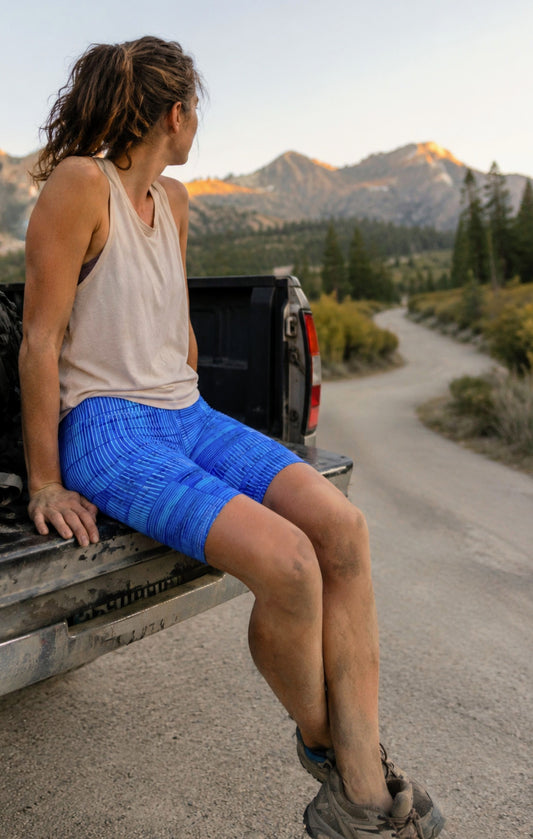 BENDY STRAW BLUES • High Waist • Biker