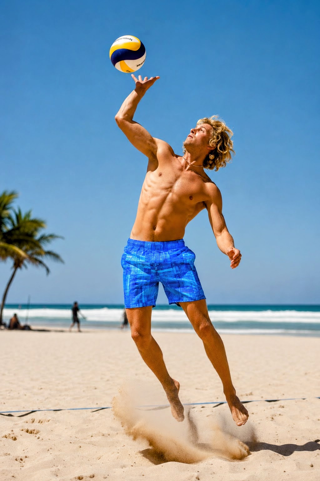 BENDY STRAW BLUES • Swim Trunks