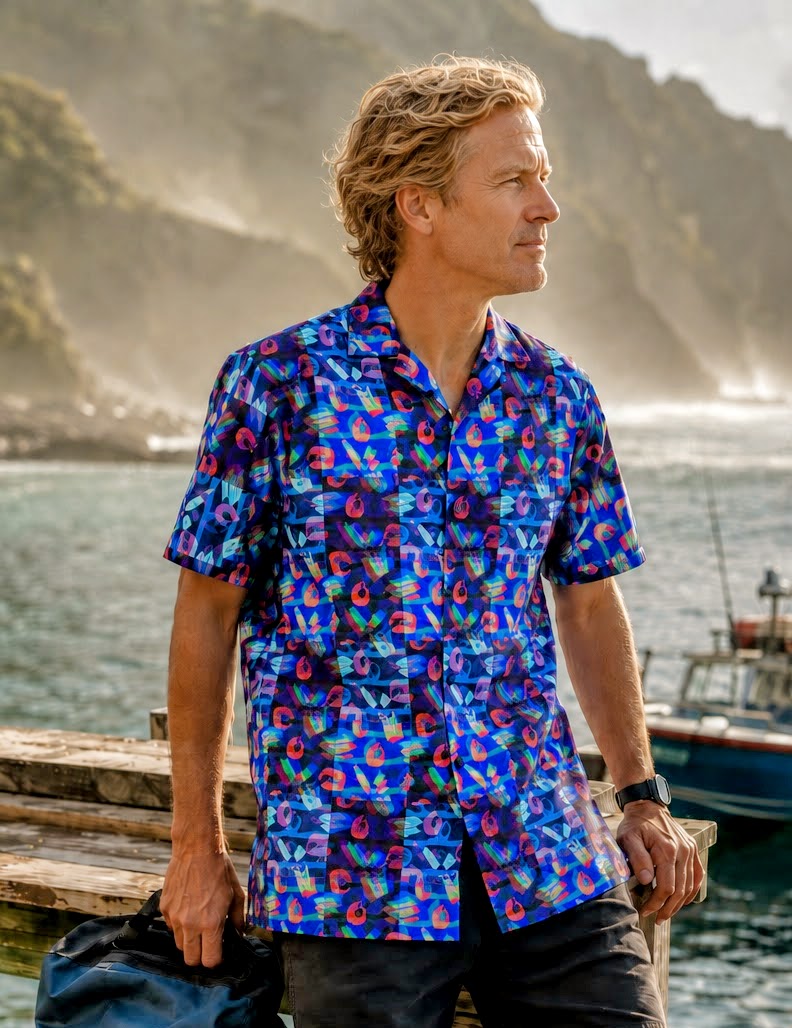 LATE NIGHT TAKE OUT • Swim-To-Sup • Quick Dry • Button-Up