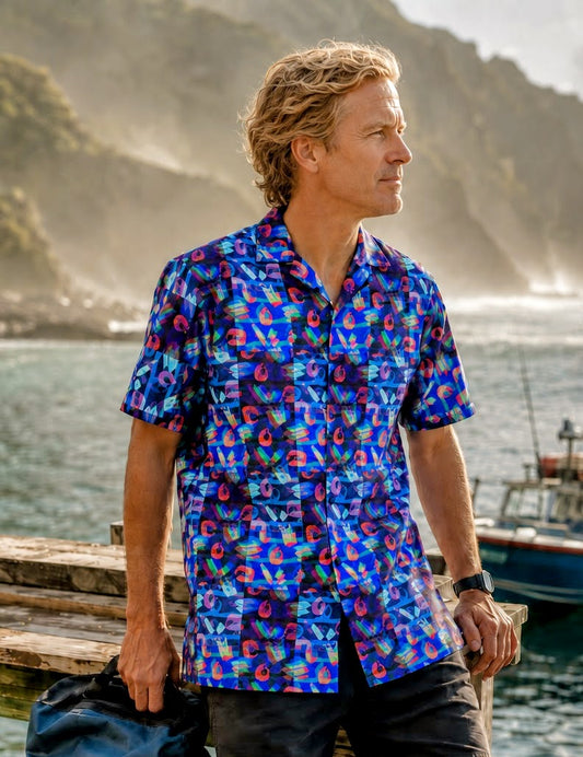 LATE NIGHT TAKE OUT • Swim-To-Sup • Quick Dry • Button-Up