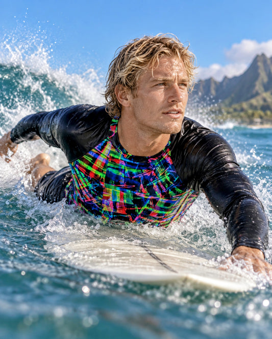 PARTY CUPS • Rashguard/Base layer • Men • Black Sleeves