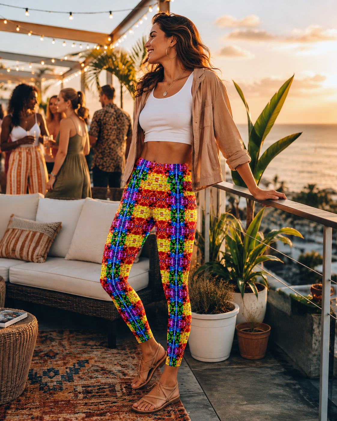 BOTTLE CAPS • High Waist •  Pockets