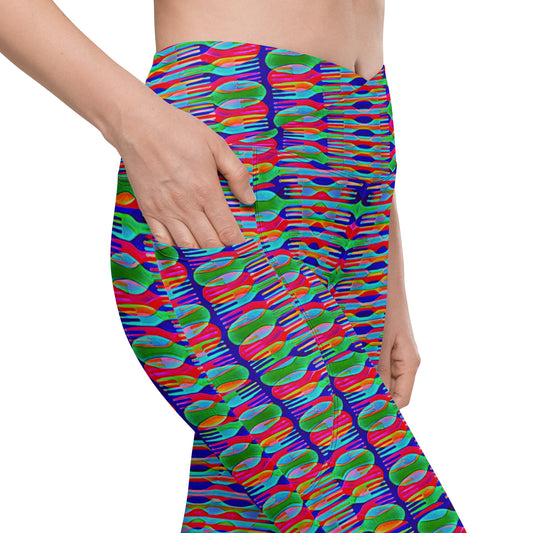 FOR HERE OR TO GO? • Crossover Waist • Pockets