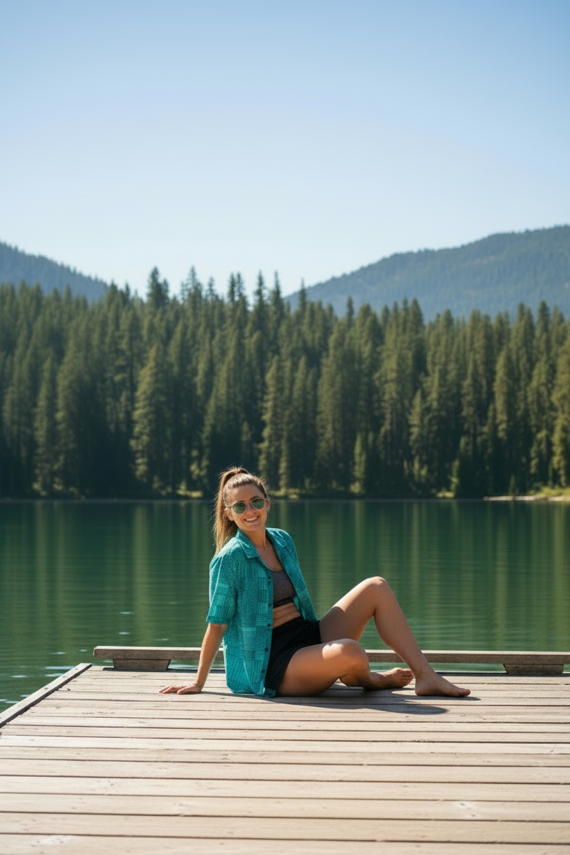 SEA STRAWS • Swim-To-Sup • Quick Dry • Button-Up