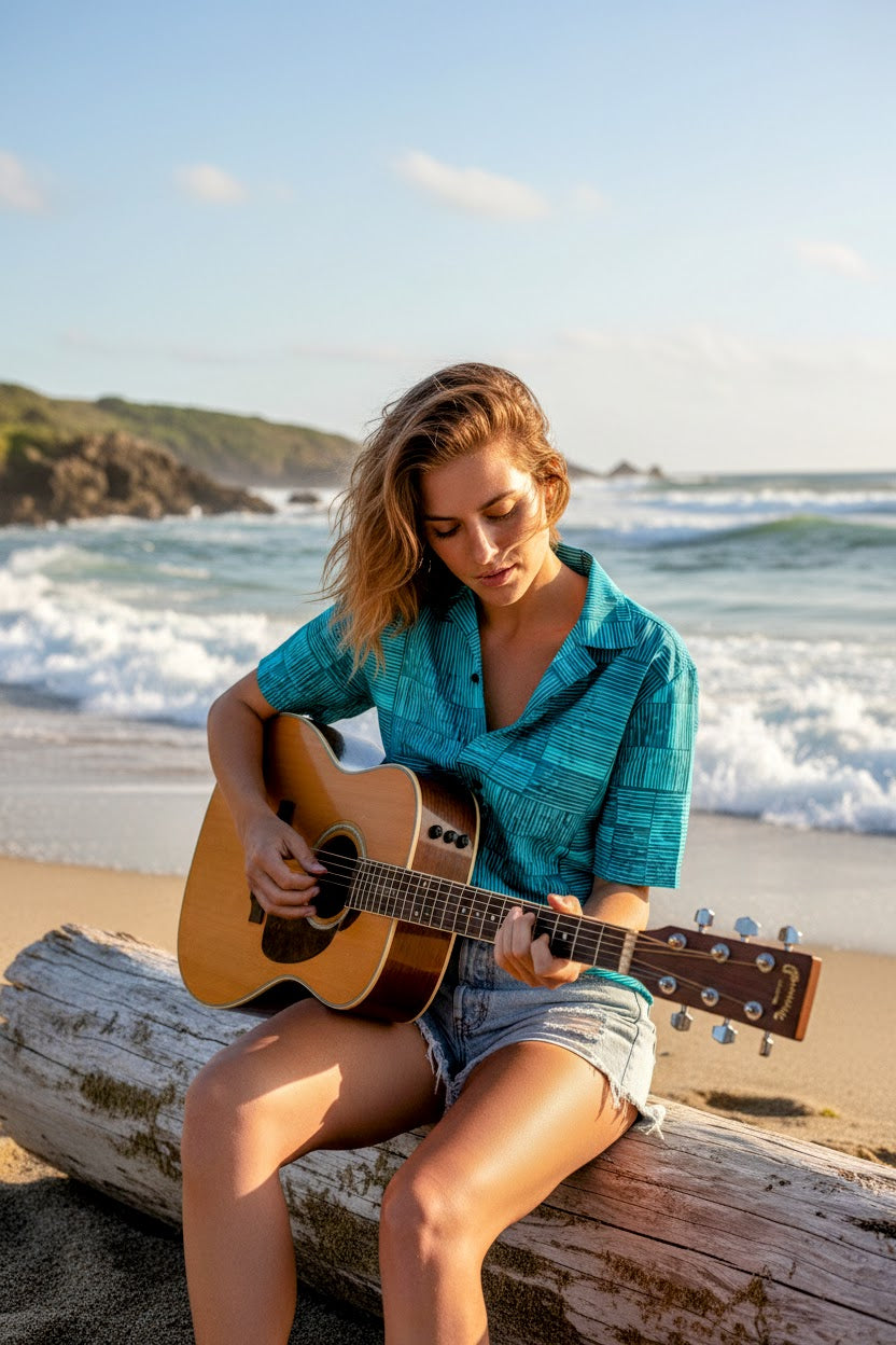 SEA STRAWS • Swim-To-Sup • Quick Dry • Button-Up
