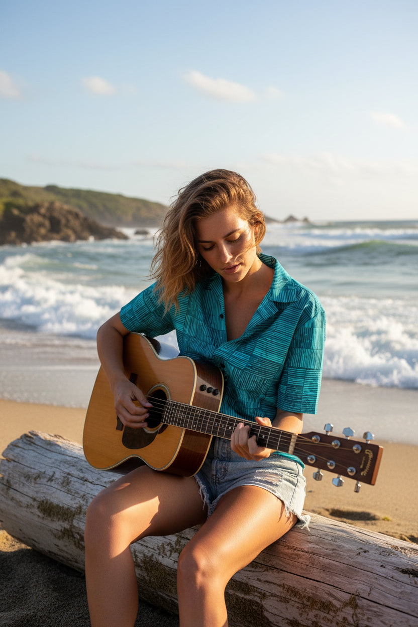 SEA STRAWS • Swim-To-Sup • Quick Dry • Button-Up
