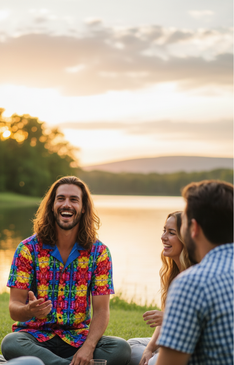 BOTTLE CAPS • Swim-To-Sup • Quick Dry • Button-Up