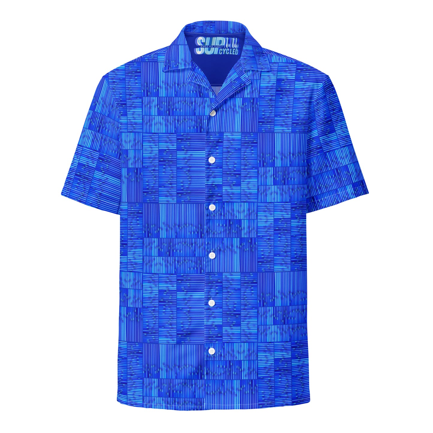 BENDY STRAW BLUES • Swim-To-Sup • Quick Dry • Button-Up