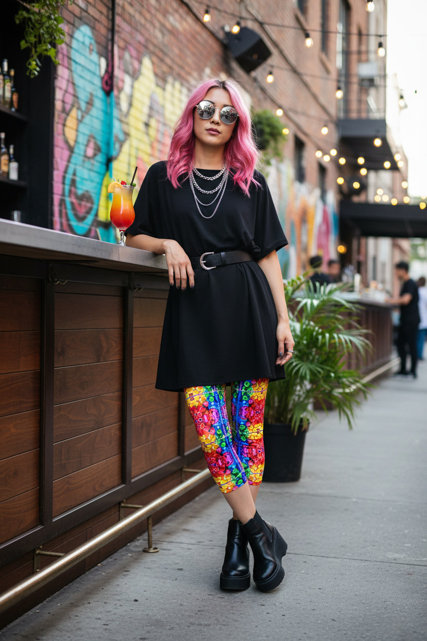 BOTTLE CAPS • High Waist • Capri