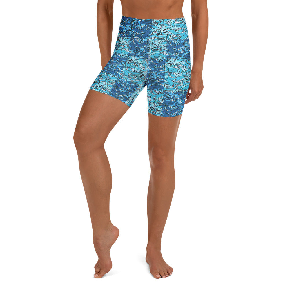 KILLER WAVES • High Waist • Shorts