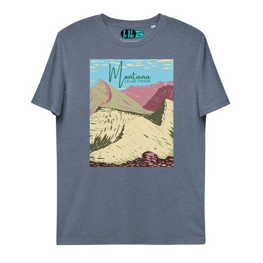 Organic Cotton MONTANA Classic Tee: Lewis Range