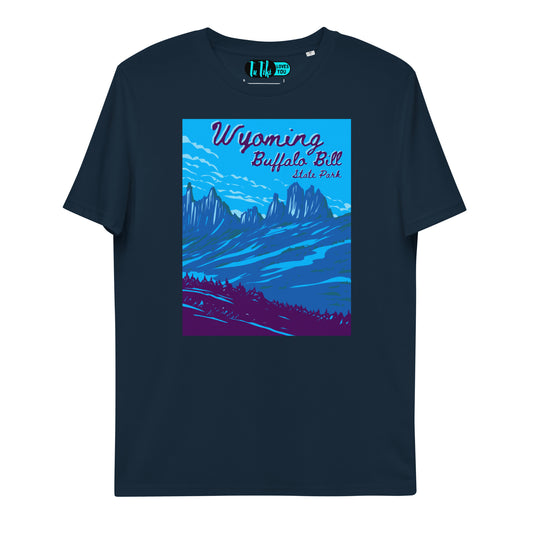 Organic Cotton WYOMING Classic Tee: Buffalo Bill State Park