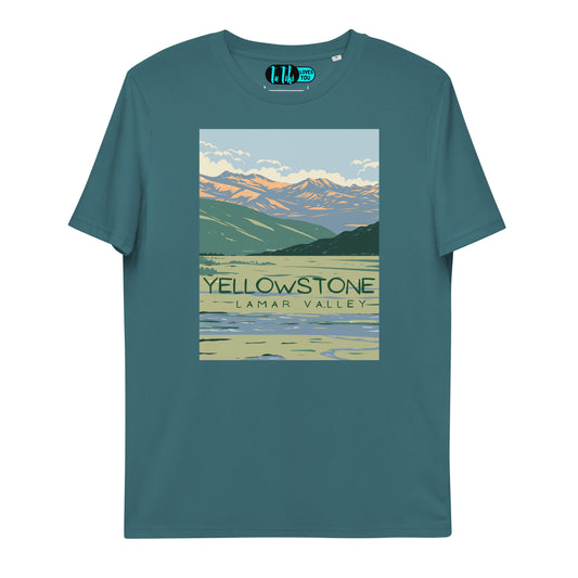 Organic Cotton YELLOWSTONE National Park Classic Tee: Lamar Valley