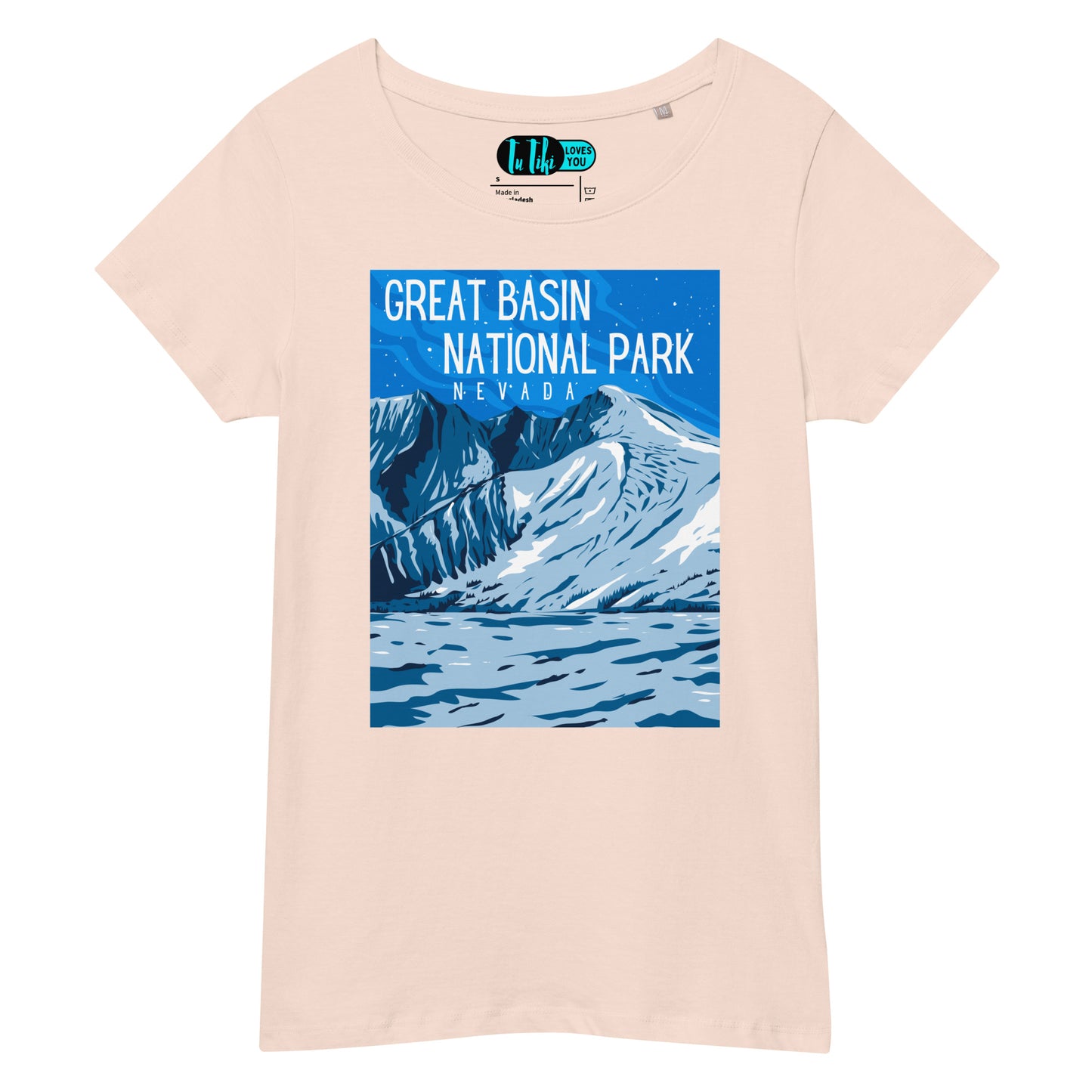Organic Cotton NEVADA Tee: Great Basin National Park