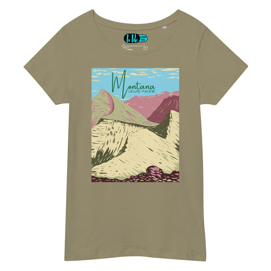 Organic Cotton MONTANA Tee: Lewis Range